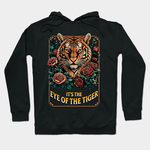 Eye Of The Tiger Hoodie by RockReflections